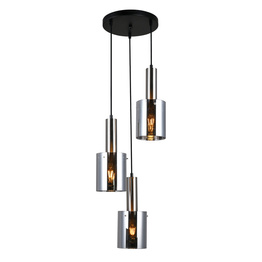 Lampa Wisząca Italux Sardo Pnd-5581-3A-Sc+Sg