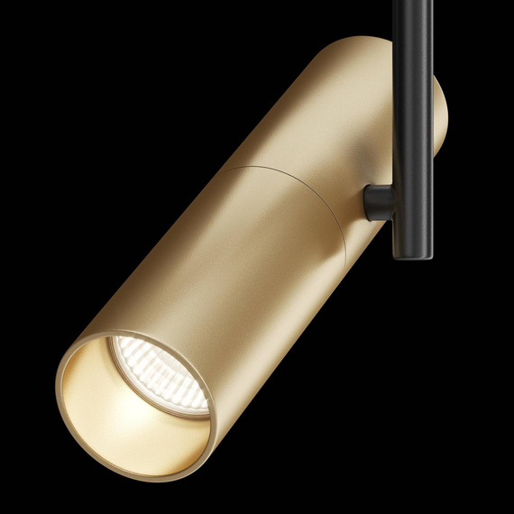 Lampa szynowa Elti czarny-Złoty (TR005-1-GU10-BG) - Maytoni