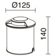 Oprawa najazdowa Novolux 645A-L0207A-04 Martina