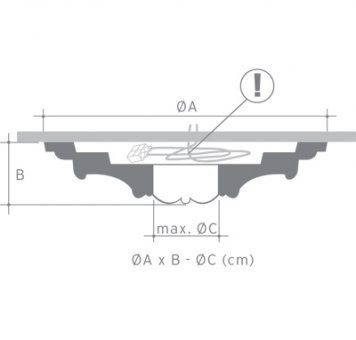 Rozeta Orac Decor R64