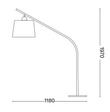 Daddy Lampa Podłogowa Ideal Lux 110363