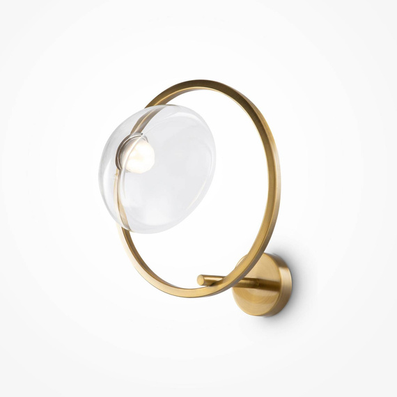 Natynkowa lampa ścienna Lunare mosiądz (MOD327WL-L5BS3K1) - Maytoni