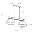 Lampa Wisząca Oslo 1706 TK Lighting 