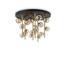 Ideal Lux Perlage Pl18 Ambra Plafon 328379