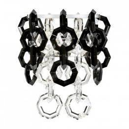 Kinkiet Facon de Venise MISSTRASS AP transparent/charcoal black
