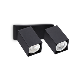 Kinkiet Ideal Lux Dynamite Ap2 Square Nero 371238