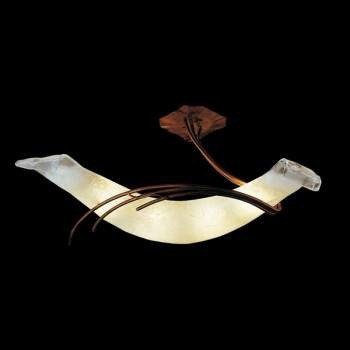 Plafon Sillux ROMA LS P/230 bursztynowy/antyczny brąz