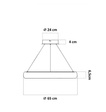 Zwis Przestrzenny Berella Light Zoja 65 GD BL5440