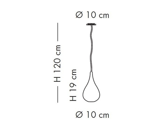 Lampa Wisząca Lampade Italiane GOCCE SP1047/10 złoty halogen