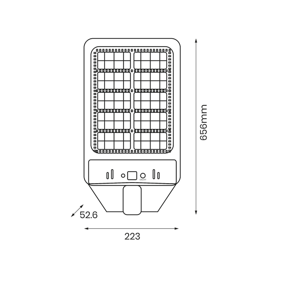 Lampa Stojąca Zewnętrzna Milagro EKO0547