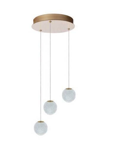 Azzardo Lampa Sufitowa Edem 3 AZ6020 Złota