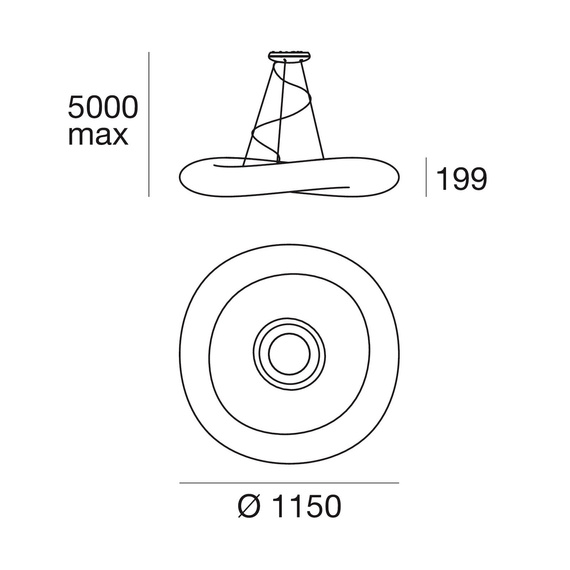 Lampa Wisząca Mr. Magoo Linea Light 7788