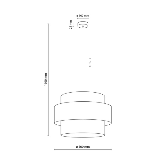 Żyrandol TK Lighting Trio 2758