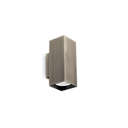 Lampa Ścienna Ideal Lux Look Ap2 Square D60 H150 Brunito 370231