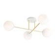 Lampa sufitowa MAGNUM 4 WH OPAL biały-Złoty (1234/4) - Emibig