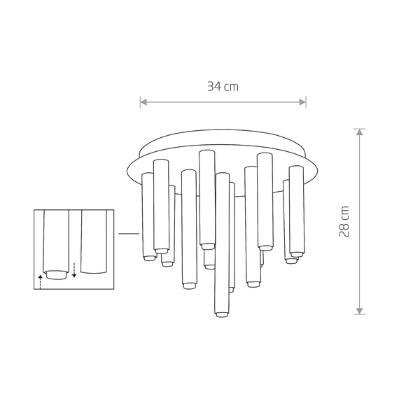 Nowodvorski Stalactite 8355 Plafon