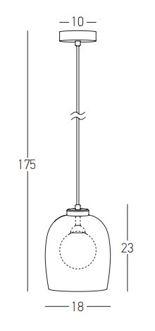Lampa Wisząca Zambelis 22051