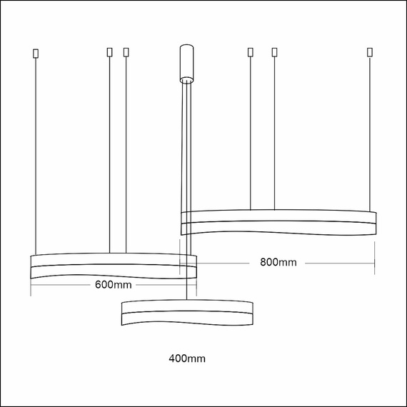 Milagro Nowoczesna Lampa Wisząca PRECIOSA ML1001