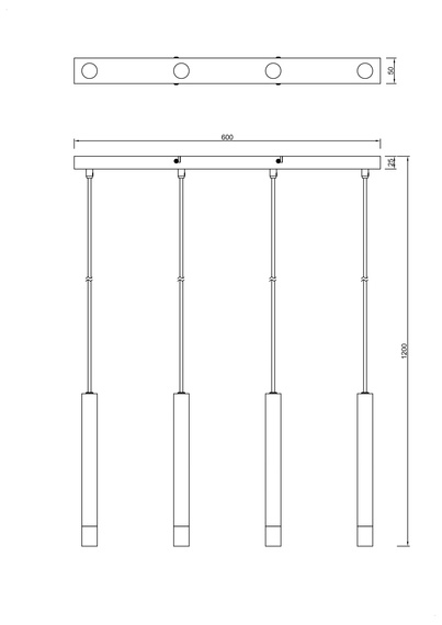 Lampa Wisząca Zuma Line Velic 003064-034722