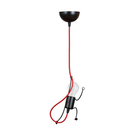 Wisząca lampa BOBI 1 BLACK czarny (537/1) - Emibig