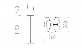 Lampa podłogowa Redlux Lulu R12467