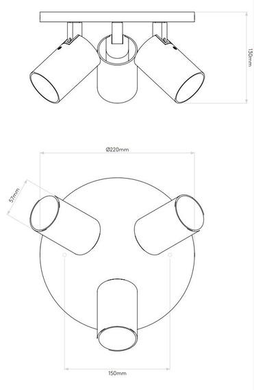 Plafon Astro Ascoli 1286012