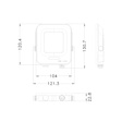 Spot Ogrodowy Italux Korta FD-27253-20W
