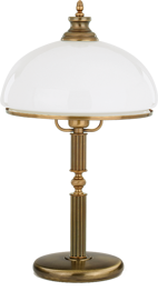 Lampa stolikowa Kutek Sorrento SOR-LGR-1(P) WHITE GLASS