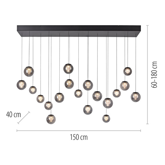 Żyrandol Paul Neuhaus Pure Popup 003902-035360