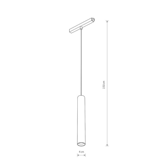 Nowodvorski Zwis do szynoprzewodu Roller Led 10146