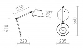 Lampa stołowa Redlux Montana R13283