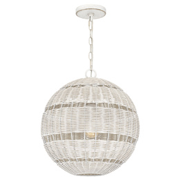 Elstead Lighting QZ-LINDENDALE-P-AWH Lampa Wisząca