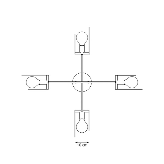 Lampa Wisząca Emibig Euforia 4 Wh (1414/4)