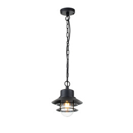 Lampa wisząca Elstead Lighting Copenhagen COPENHAGEN8-BK Czarna