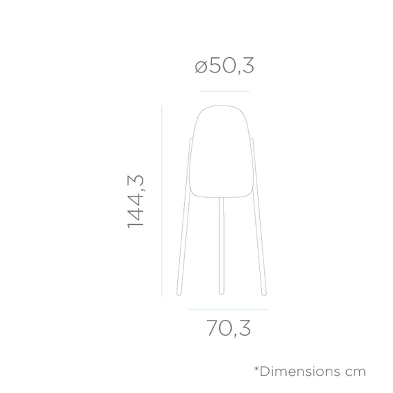 Lampa Podłogowa Moosee Rocket LUMRCK145INOUTNW
