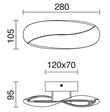 Kinkiet Ribbon 697A-L0106B-01 Novolux Exo 