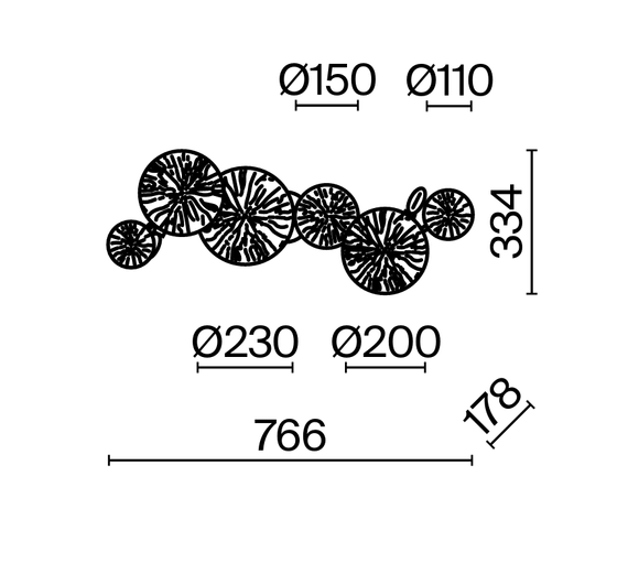 Lampa ścienna Maytoni Lovetann MOD082WL-04G