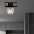 Lampa sufitowa IMAGO 1E BLACK/GRAFIT czarny (1131/1E) - Emibig