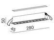 AQForm Rafter points LED trim 28 Oprawa do zabudowy 37973-L930-WB-00-12