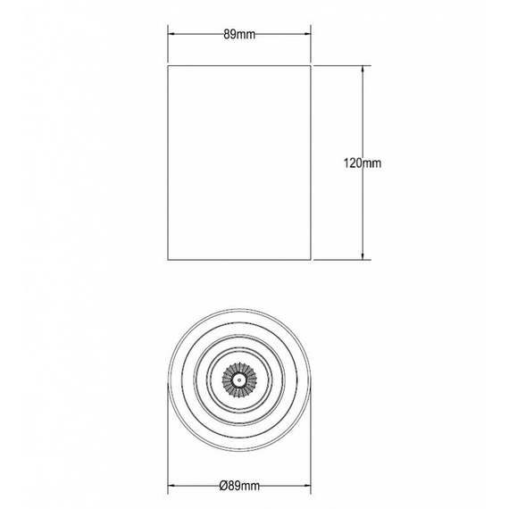 Nowoczesny Spot Sufitowy Berella Light Pari WH BL5415 Biały