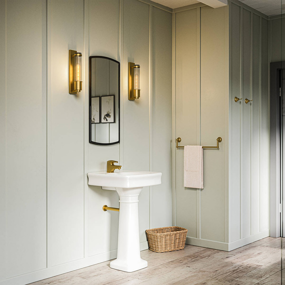 Elstead Lighting Kinkiet Wellington QN-WELLINGTON1-AB