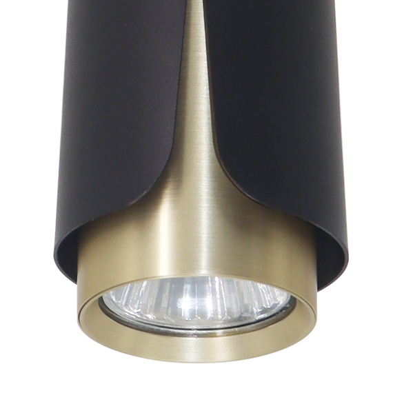 Lampa natynkowa Milagro Flower Czarno/Złota ML0262