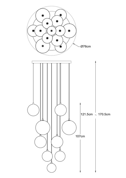 Lampa Wisząca Zuma Line Milan 003064-031444