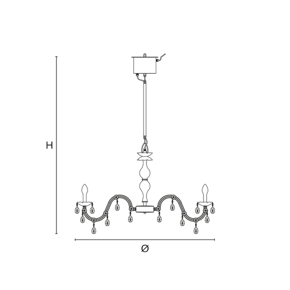 Lampa wisząca Masiero Drylight S12 IP65