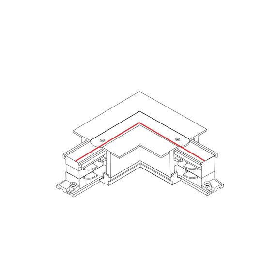 Nowodvorski Ctls Recessed Power L Connector prawy (L-R) 8230 łącznik do szynoprzewodów
