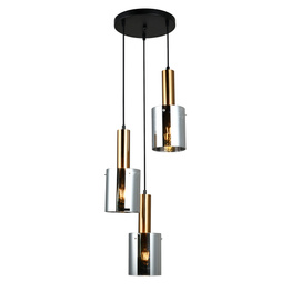 Żyrandol Italux Sardo Pnd-5581-3A-Bro+Sg