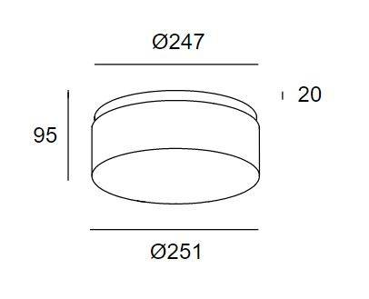 Lampa ścienna LEDS Grok Vetro 05-7387-14-G5