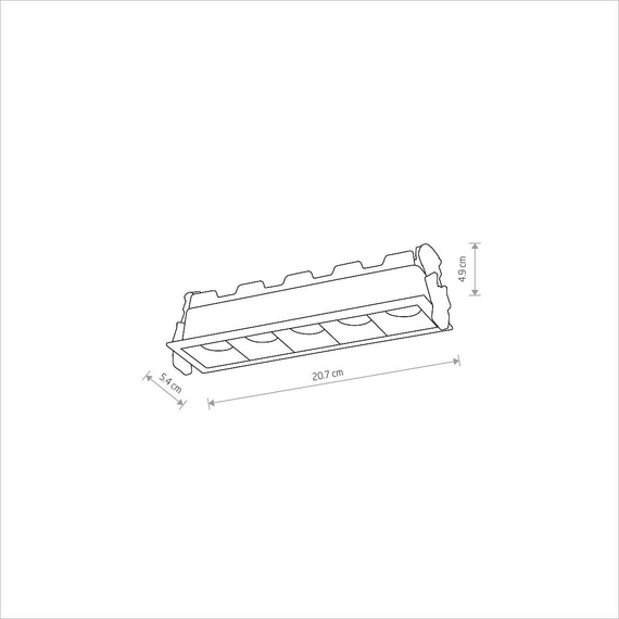 Nowodvorski 10062 Midi Led Lampa podtynkowa