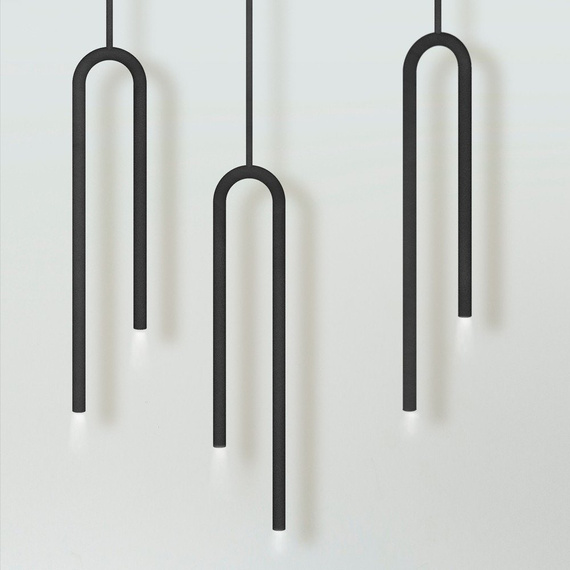 Ramko Fork Stylowa Lampa wisząca kolor Czarny
