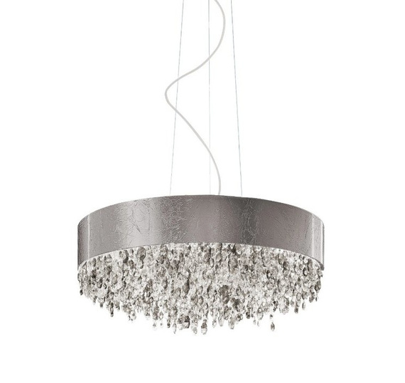 Lampa Wisząca MASIERO Ola S6 60cm srebrna